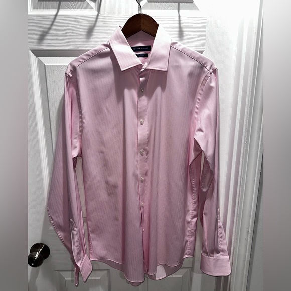 Tommy Hilfiger THFlexCool Athletic Fit Dress Shirt – Size 16 / 34-35 - Picture 3 of 7